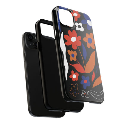 Phone Case, Floral Design, Protective Case, Cover, Strong, Durable, Custom Shell