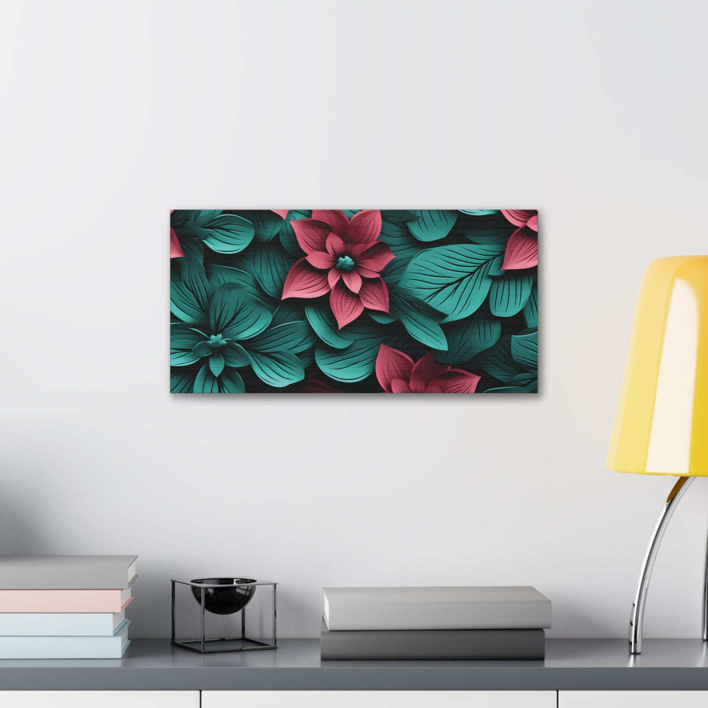 3D Flowers Gallery Wraps