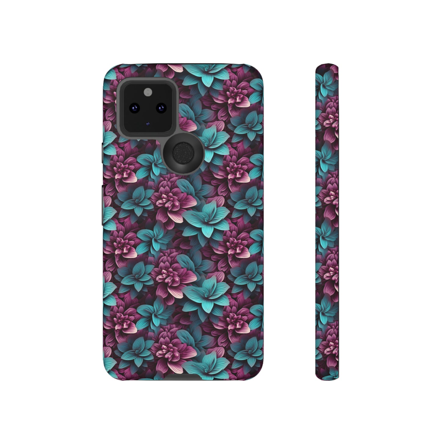 3D Flowers Tough Cases