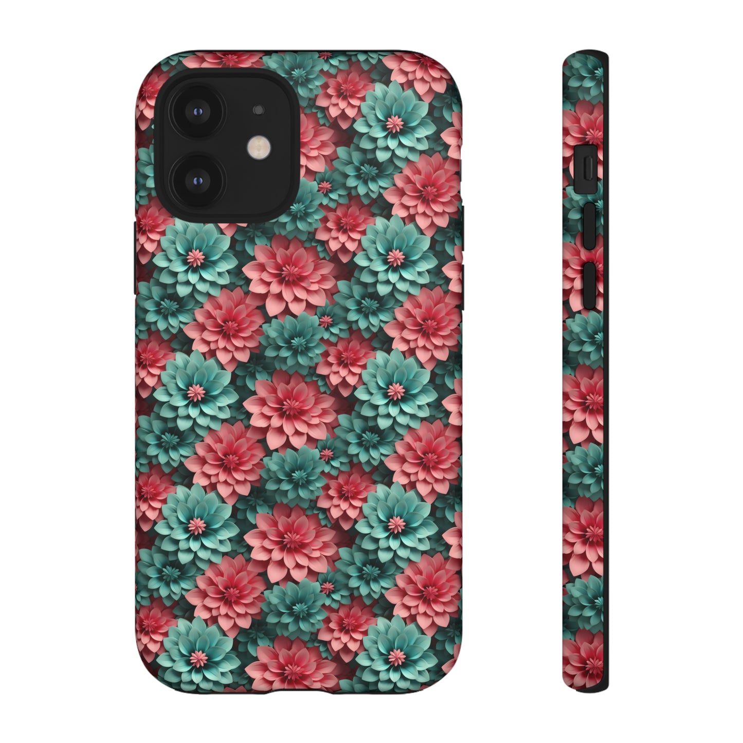 3D Flowers Tough Cases