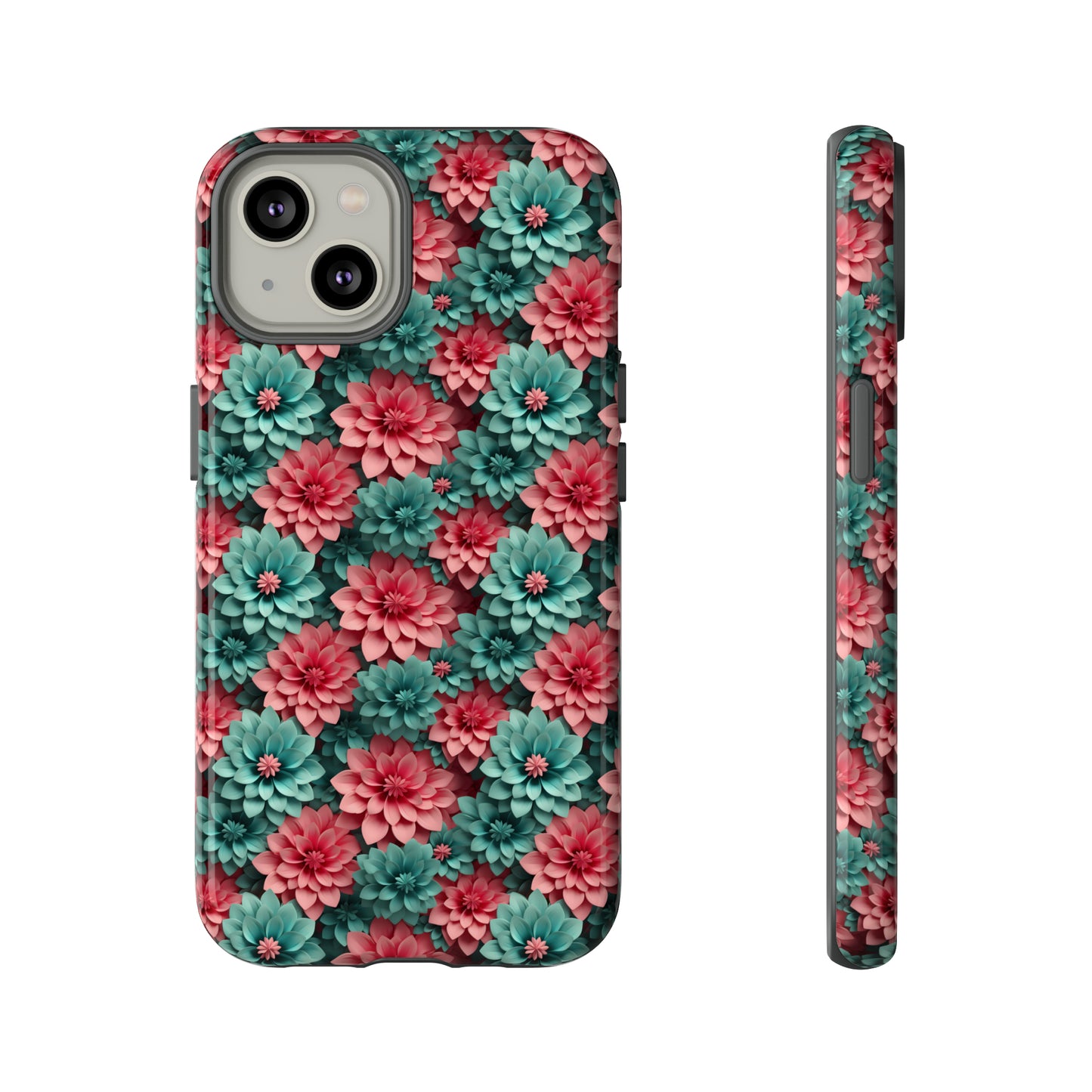 3D Flowers Tough Cases