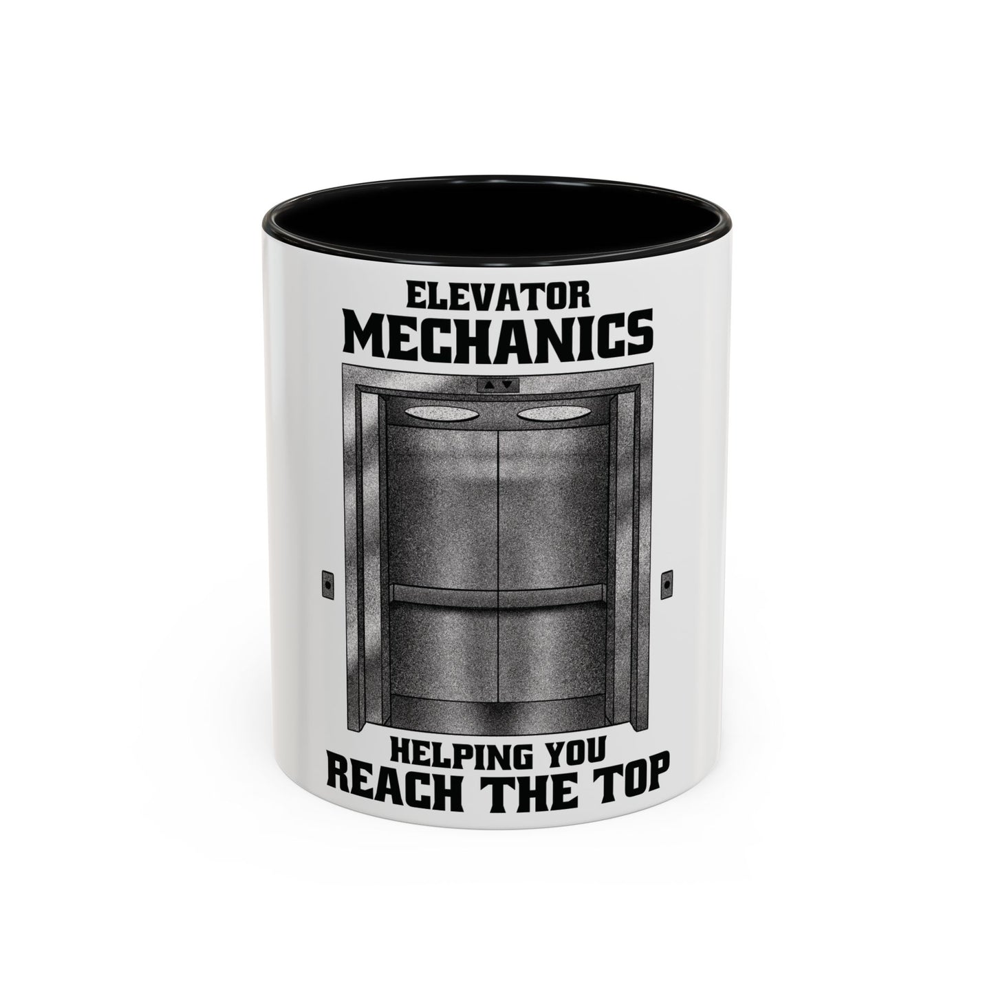 Elevator Mechanic Accent Coffee Mug