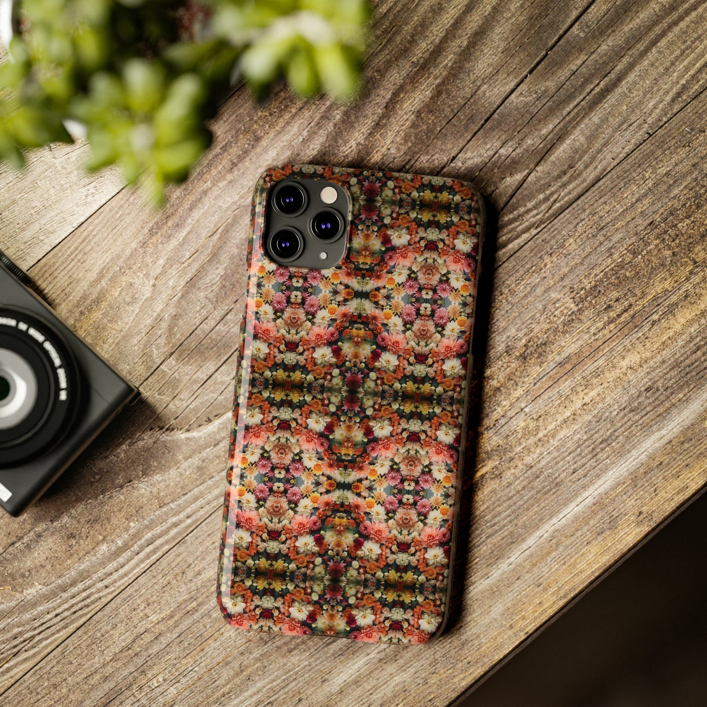 3D Flowers Pattern Slim Phone Cases