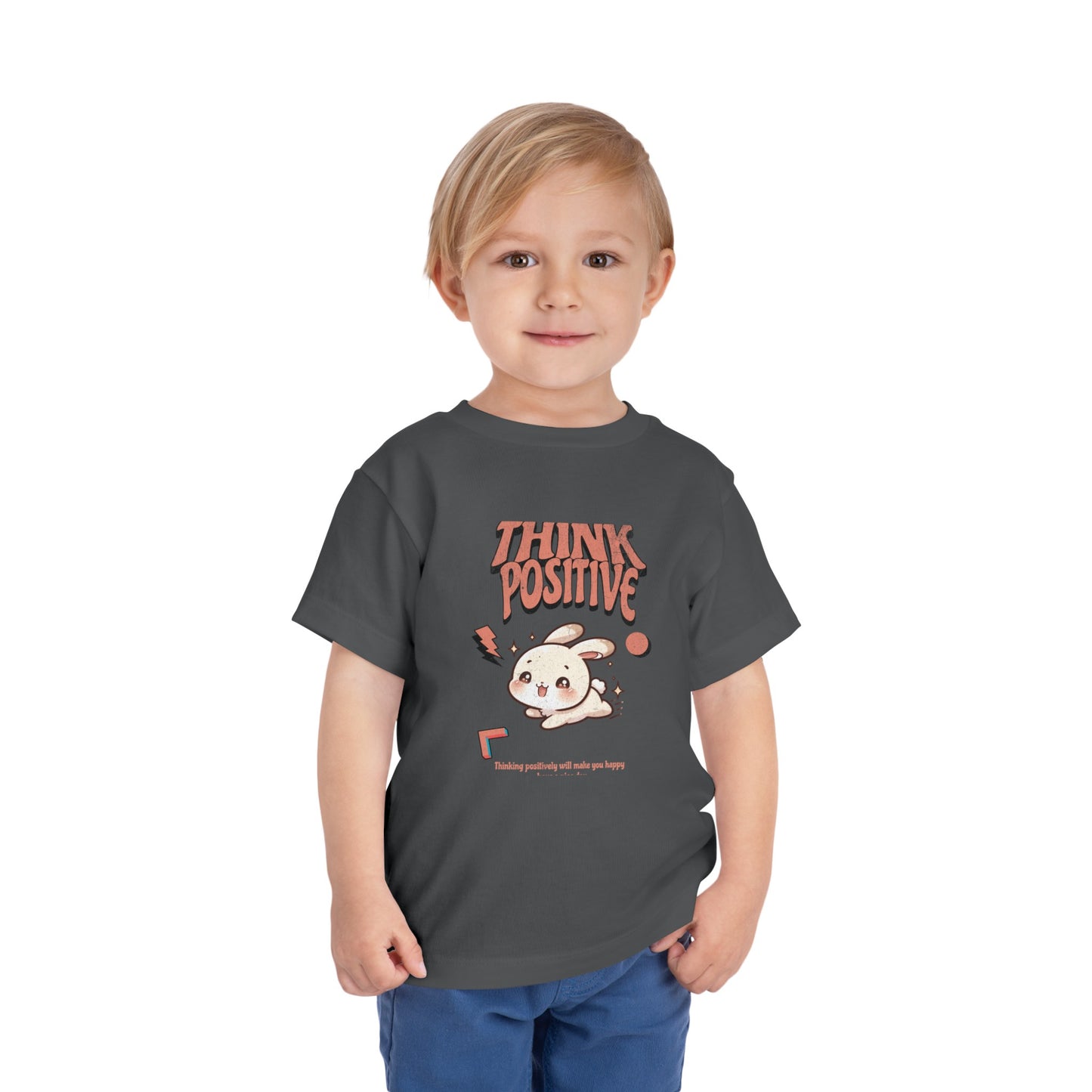 Think positively Toddler Short Sleeve Tee