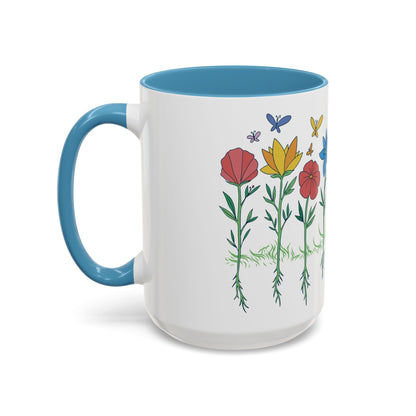 Roses Coffee Mug, Vintage Floral Tea Cup, Gift for Mom, Mother's Day Present, Botanical Kitchen Decor