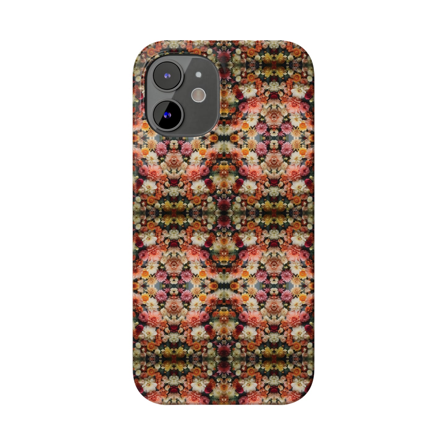 3D Flowers Pattern Slim Phone Cases