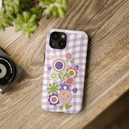 Phone Case, Floral Design, Protective Case, Cover, Strong, Durable, Custom Shell