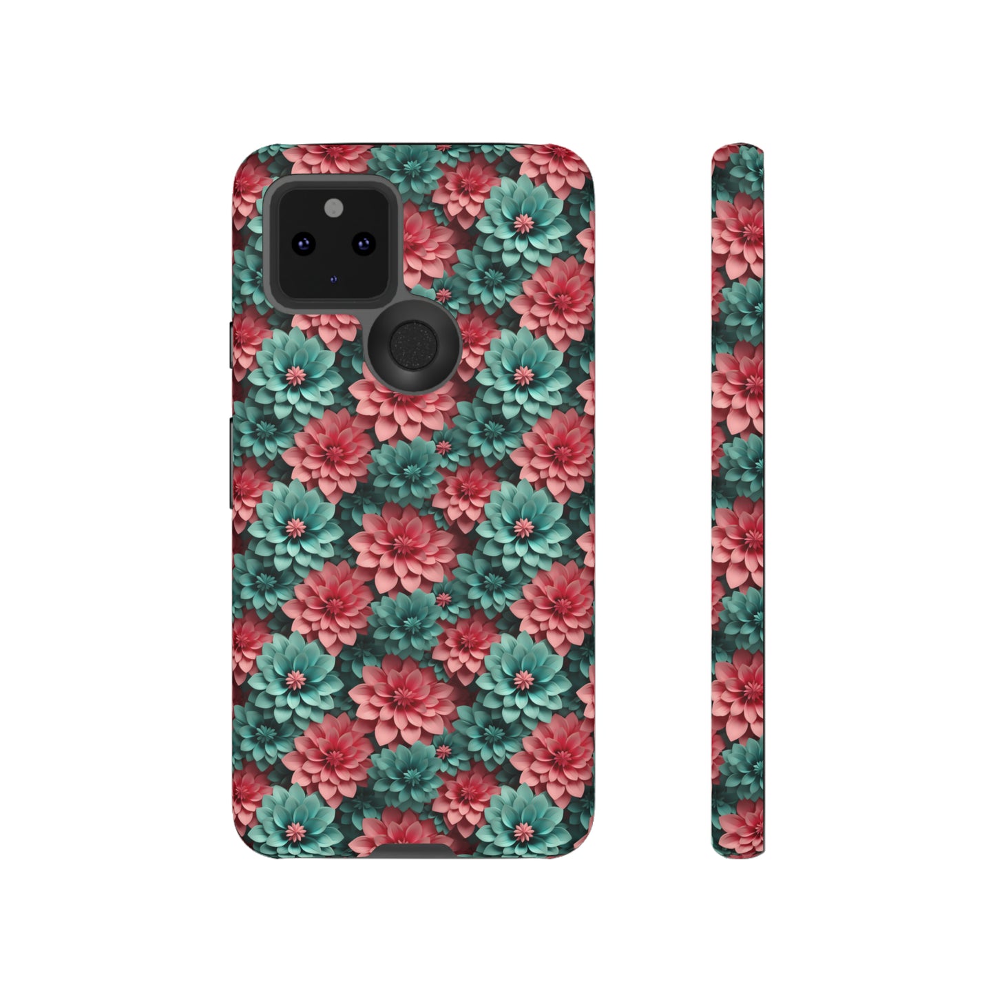 3D Flowers Tough Cases