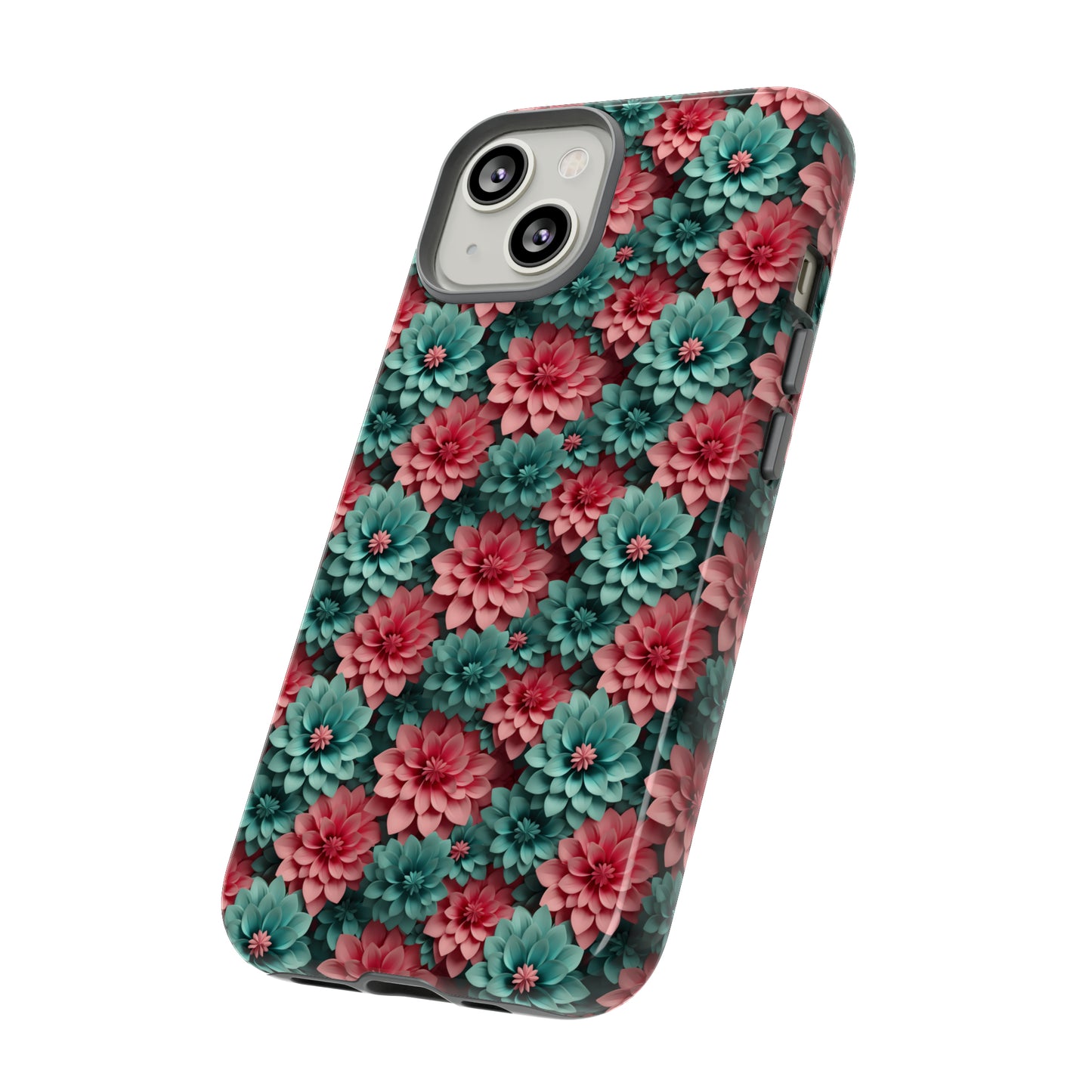 3D Flowers Tough Cases