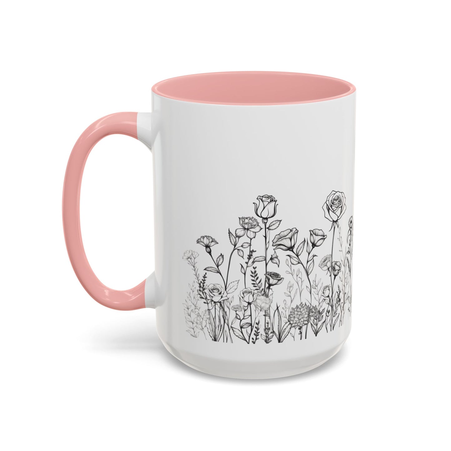 flowers Accent Coffee Mug (11, 15oz)