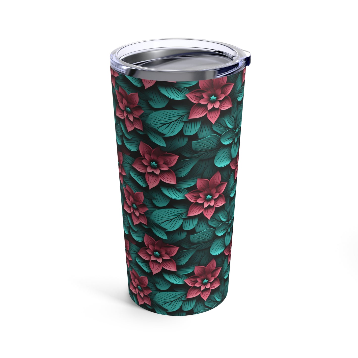 Flowers and Butterfly tumbler 20oz