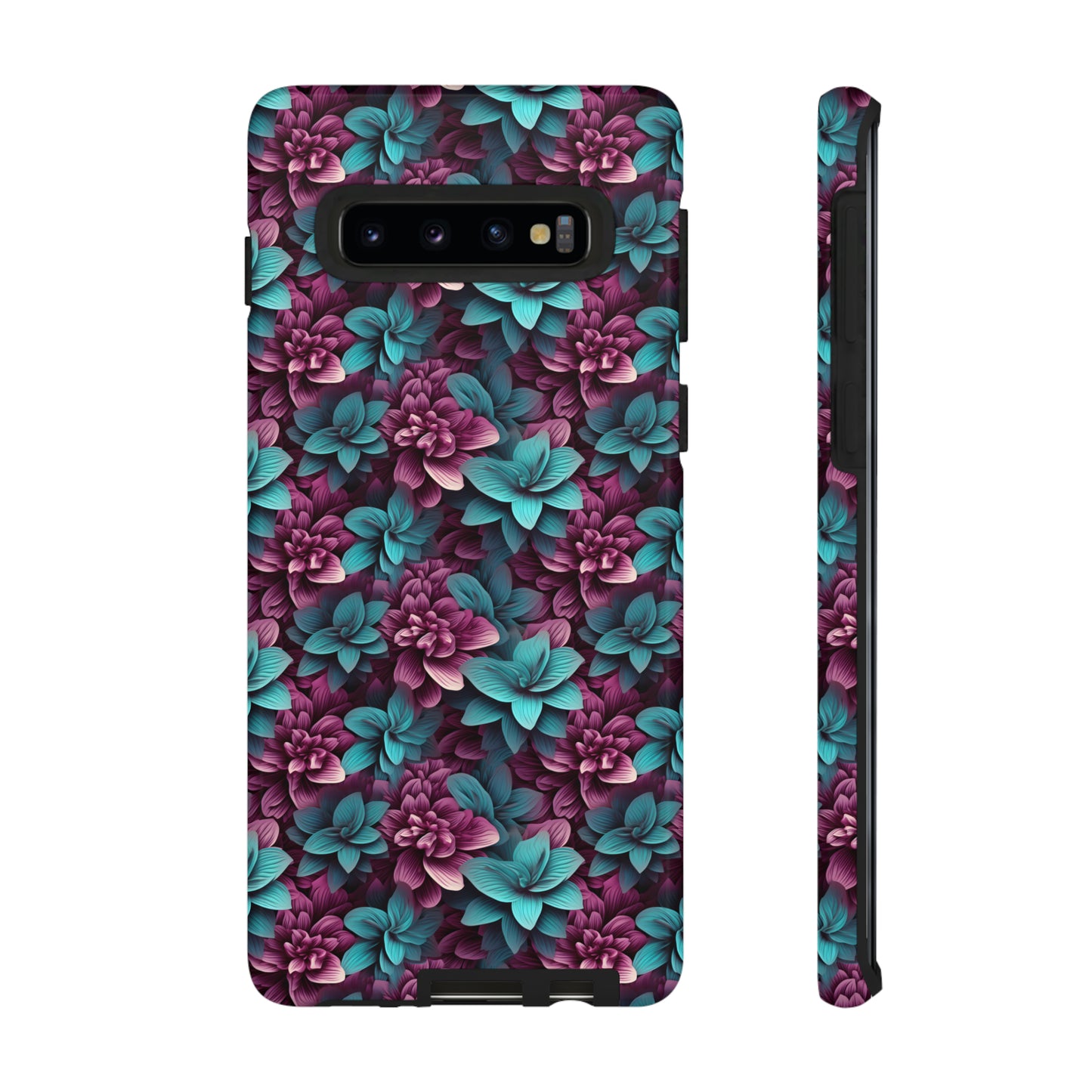 3D Flowers Tough Cases