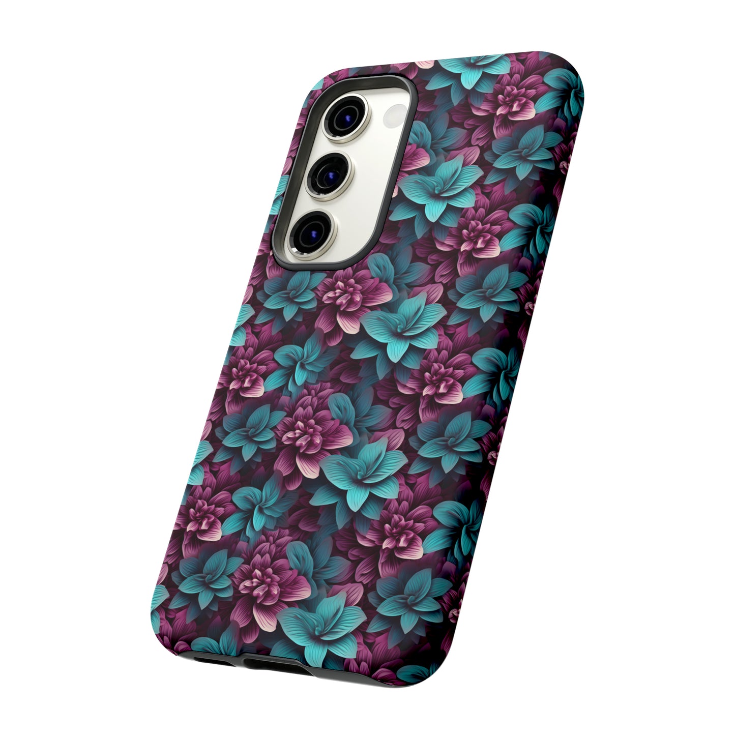 3D Flowers Tough Cases