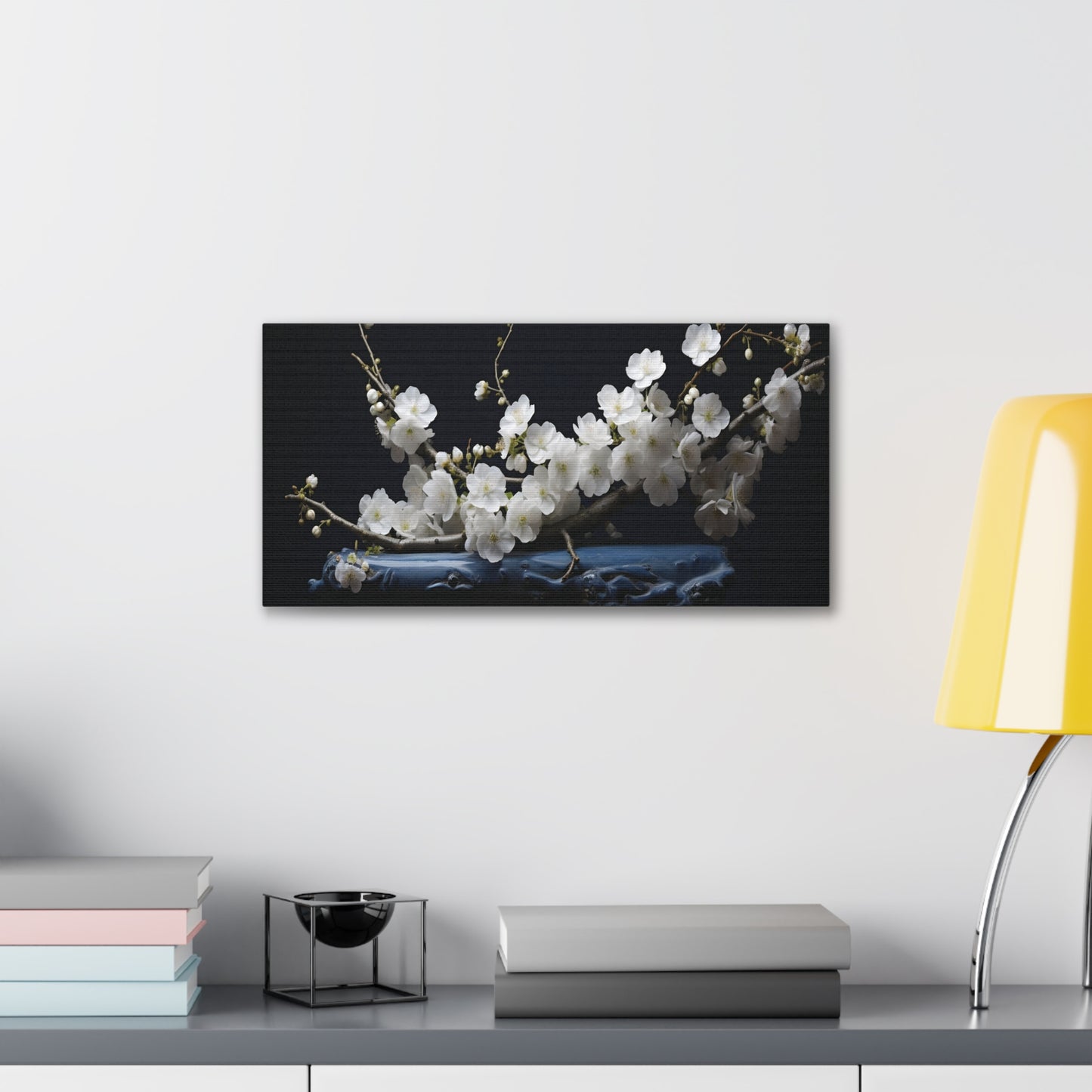 Wooden Branch of flowers Canvas Gallery Wraps