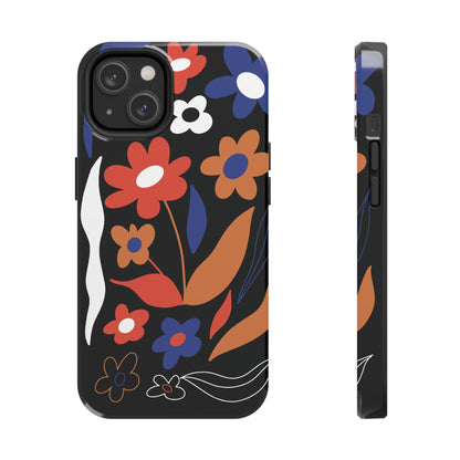 Phone Case, Floral Design, Protective Case, Cover, Strong, Durable, Custom Shell