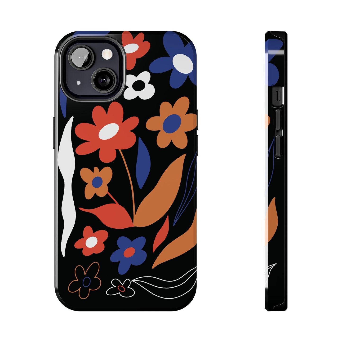 Phone Case, Floral Design, Protective Case, Cover, Strong, Durable, Custom Shell