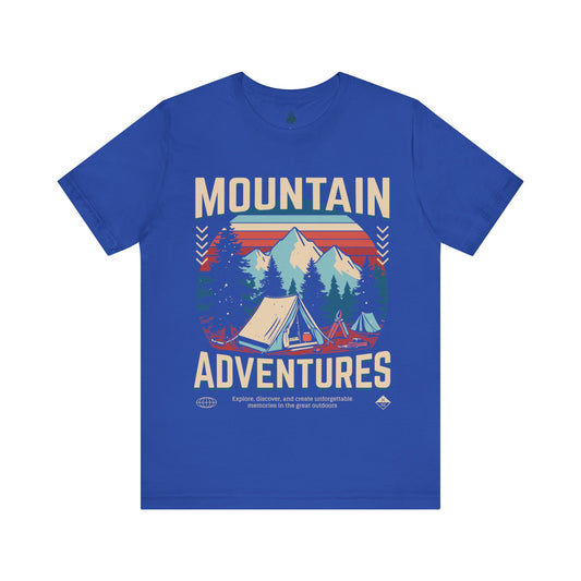 Mountain adventure Unisex Jersey Short Sleeve Tee|Gift for Dad|Gift for father|Gfit for Grandpa|Gift for Husband