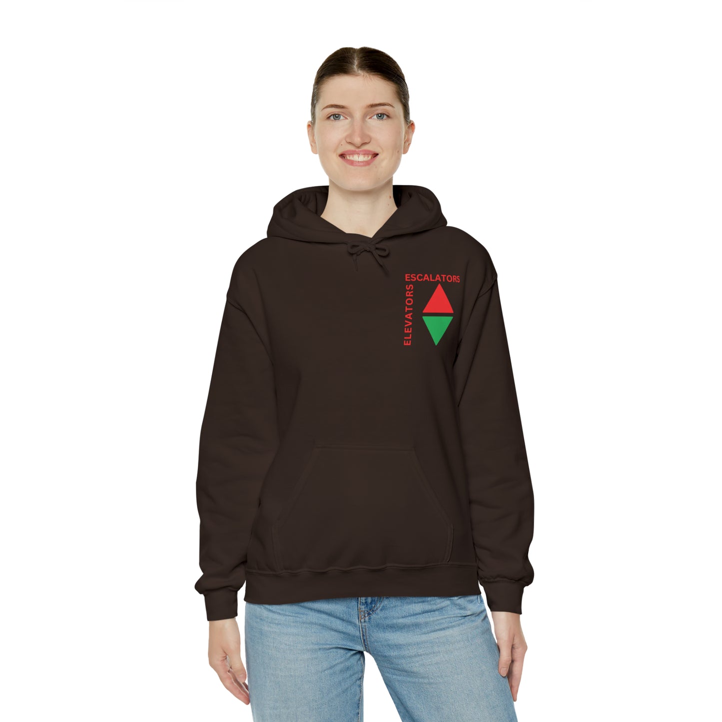 Elevators and Escalators Unisex Heavy Blend Hooded Sweatshirt