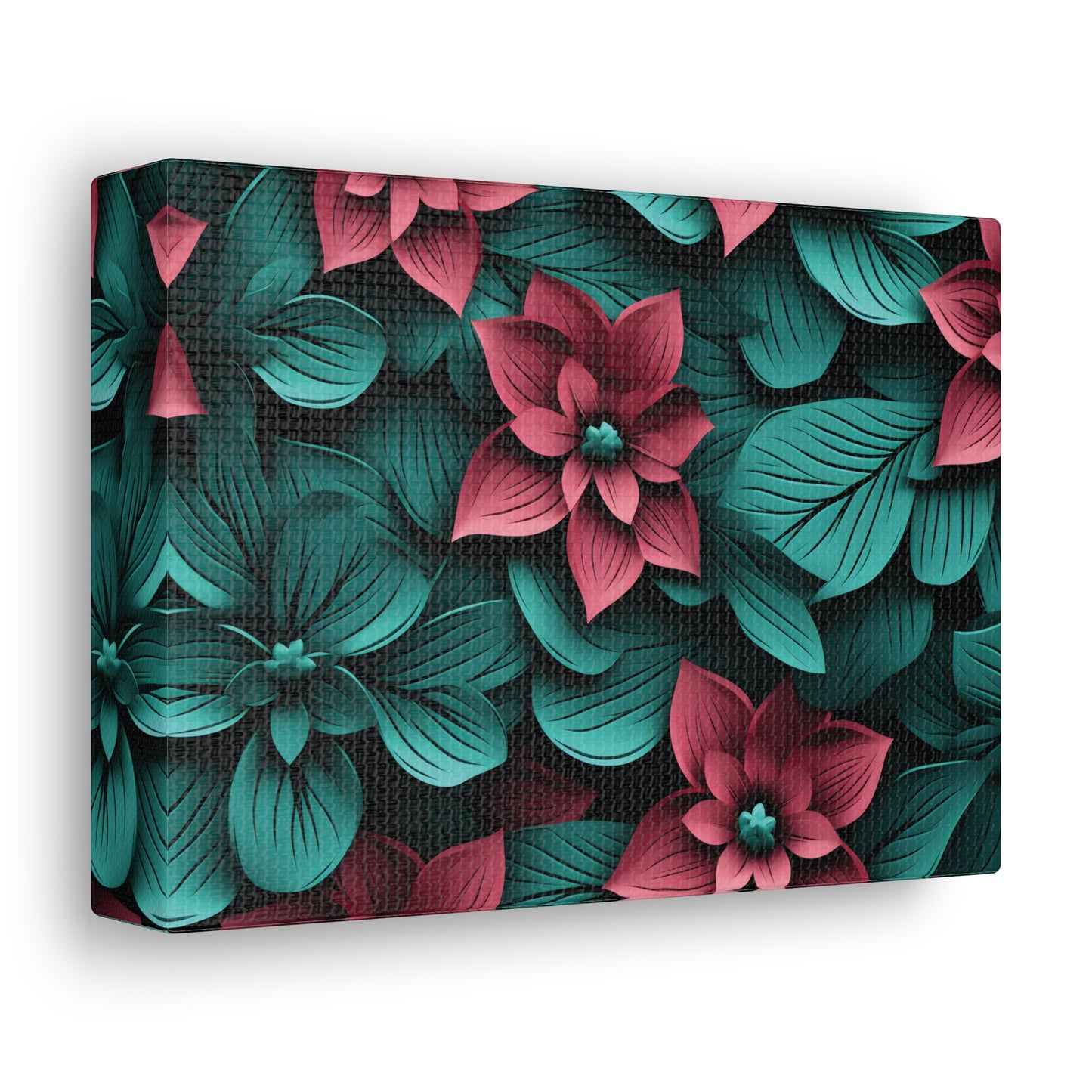 3D Flowers Gallery Wraps