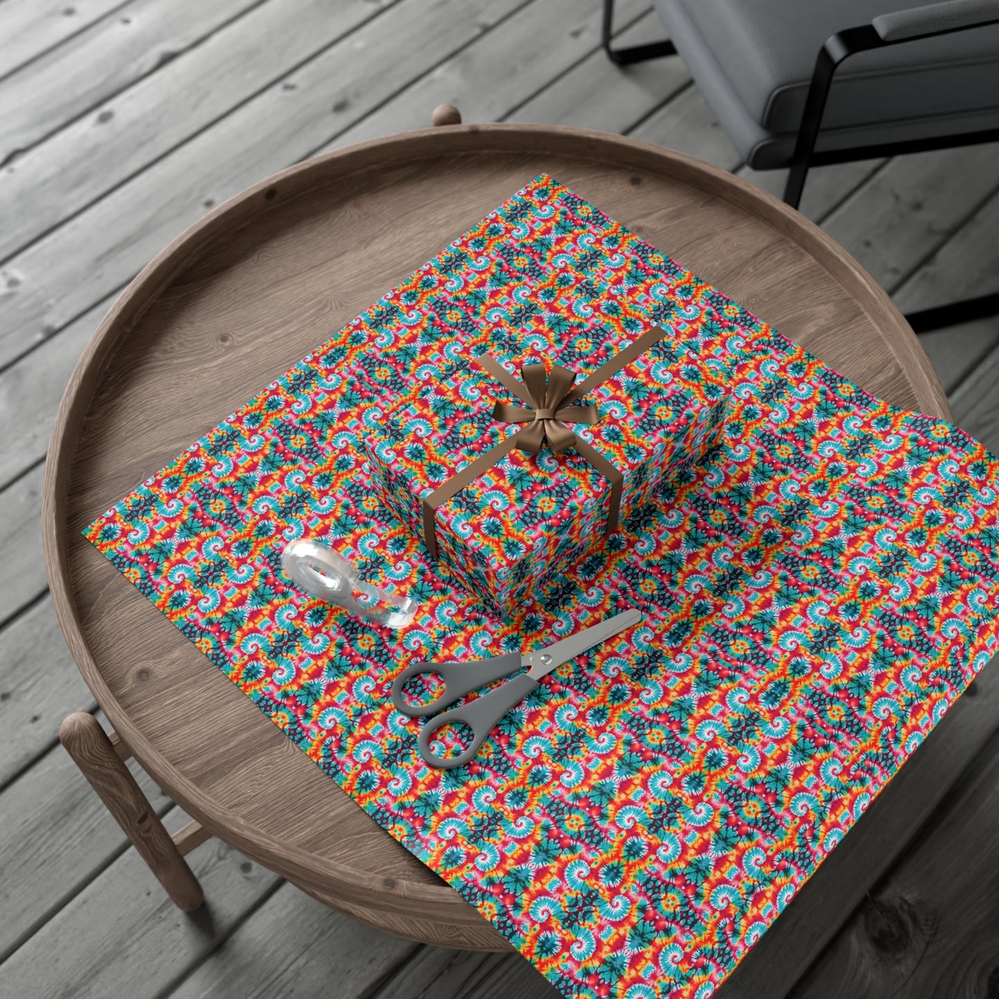 Colorful paint splatter pattern Gift Wrap Papers