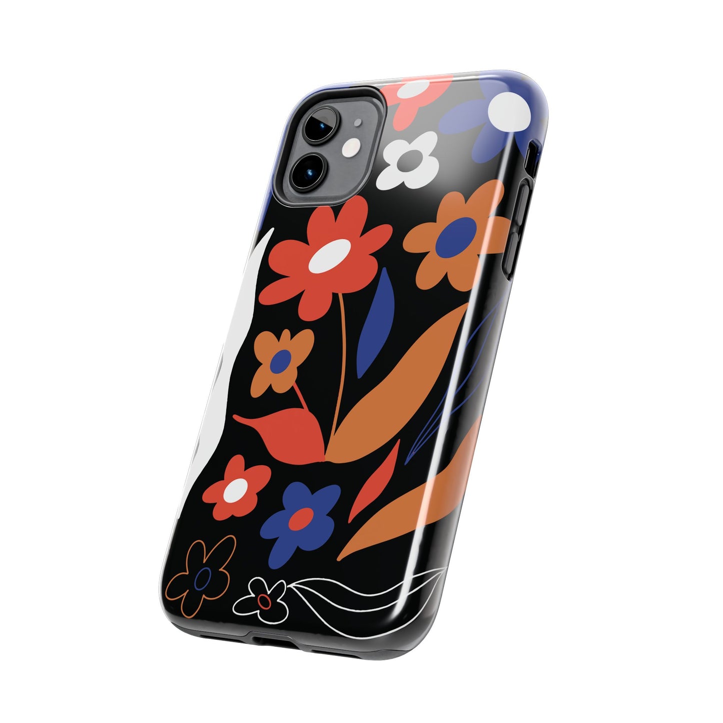 Phone Case, Floral Design, Protective Case, Cover, Strong, Durable, Custom Shell