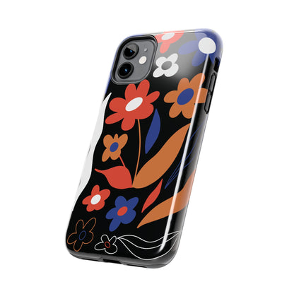 Phone Case, Floral Design, Protective Case, Cover, Strong, Durable, Custom Shell