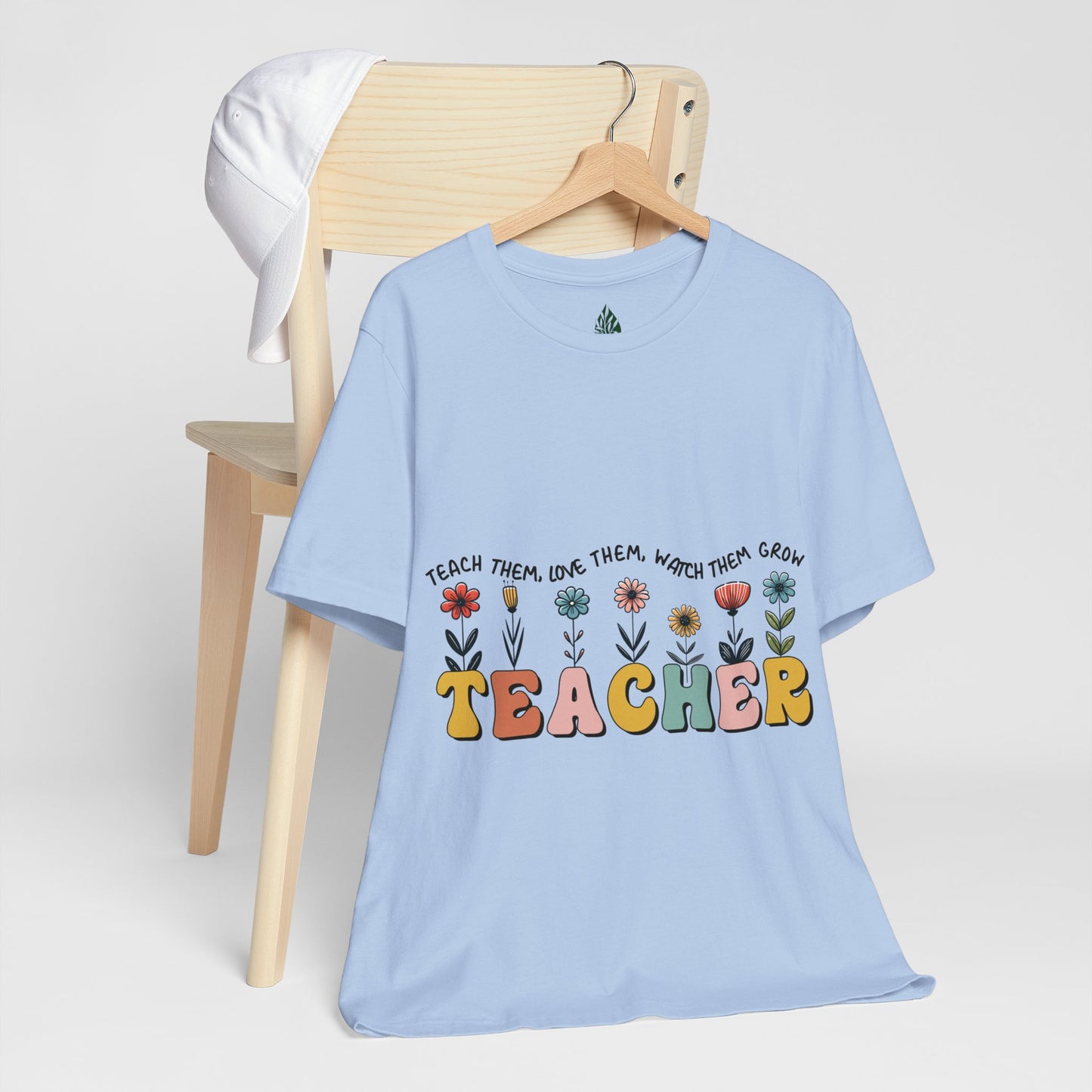 Teacher love them Unisex Jersey Short Sleeve Tee|Gift|Gift for lover|Gift for Mom|Gift for Girlfriend|Gift for Wife|Gift for Teacher|Teacher