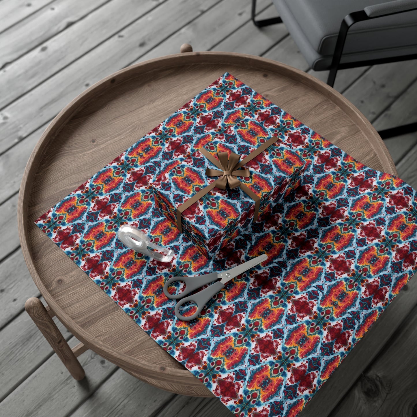 Colorful paint splatter pattern Gift Wrap Papers