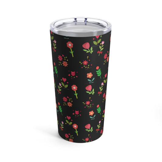 Flowers pattern tumbler 20oz