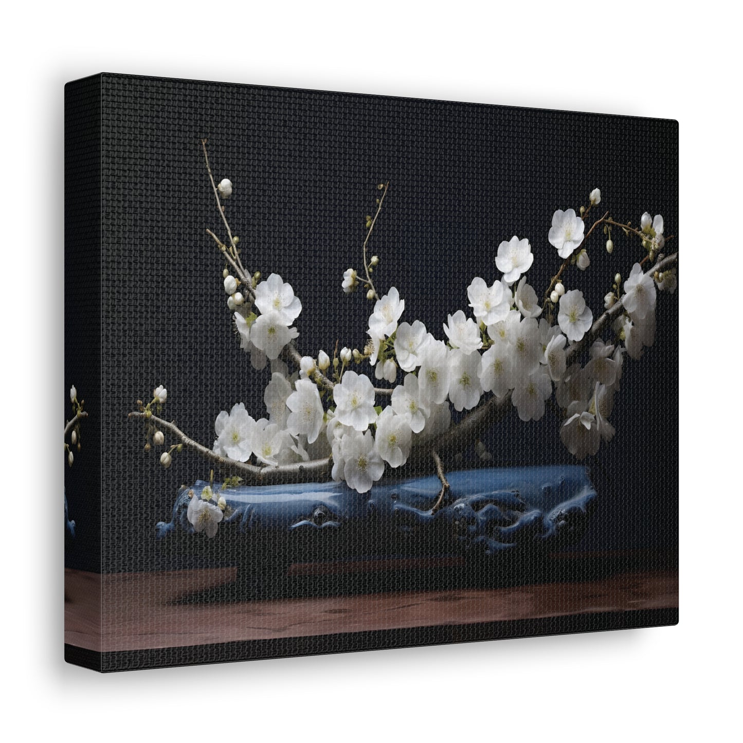 Wooden Branch of flowers Canvas Gallery Wraps