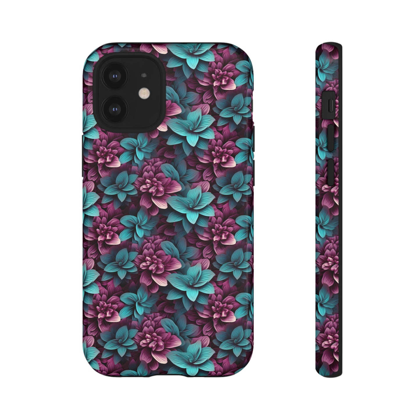 3D Flowers Tough Cases