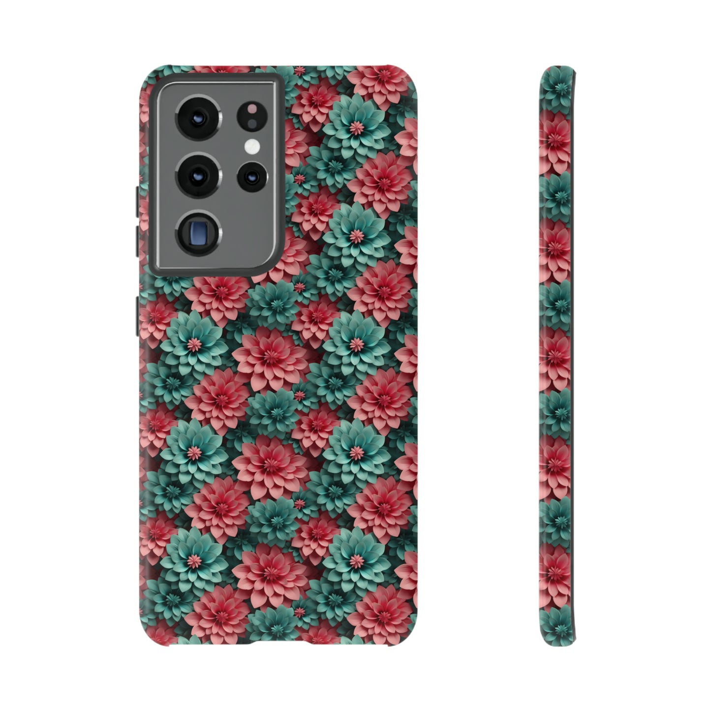 3D Flowers Tough Cases