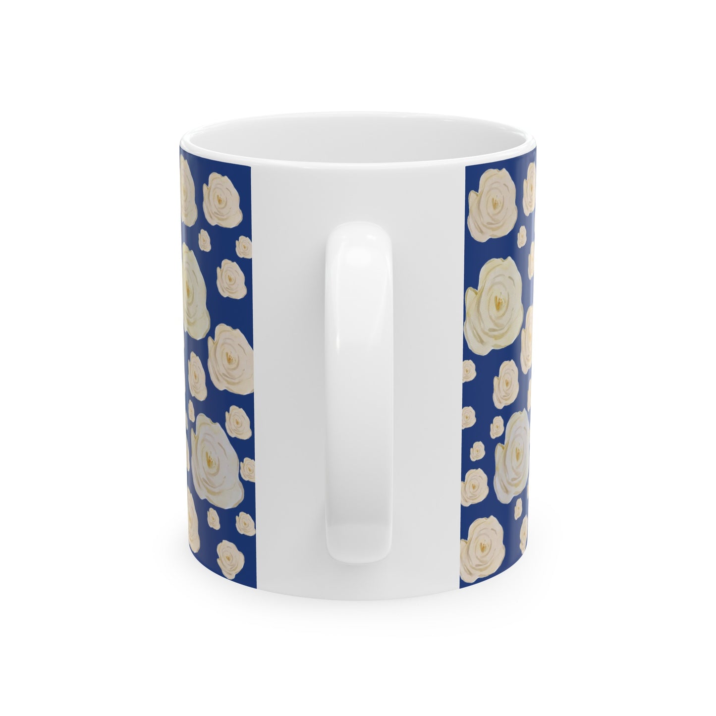 Water color style flower Ceramic Mug, (11oz, 15oz)