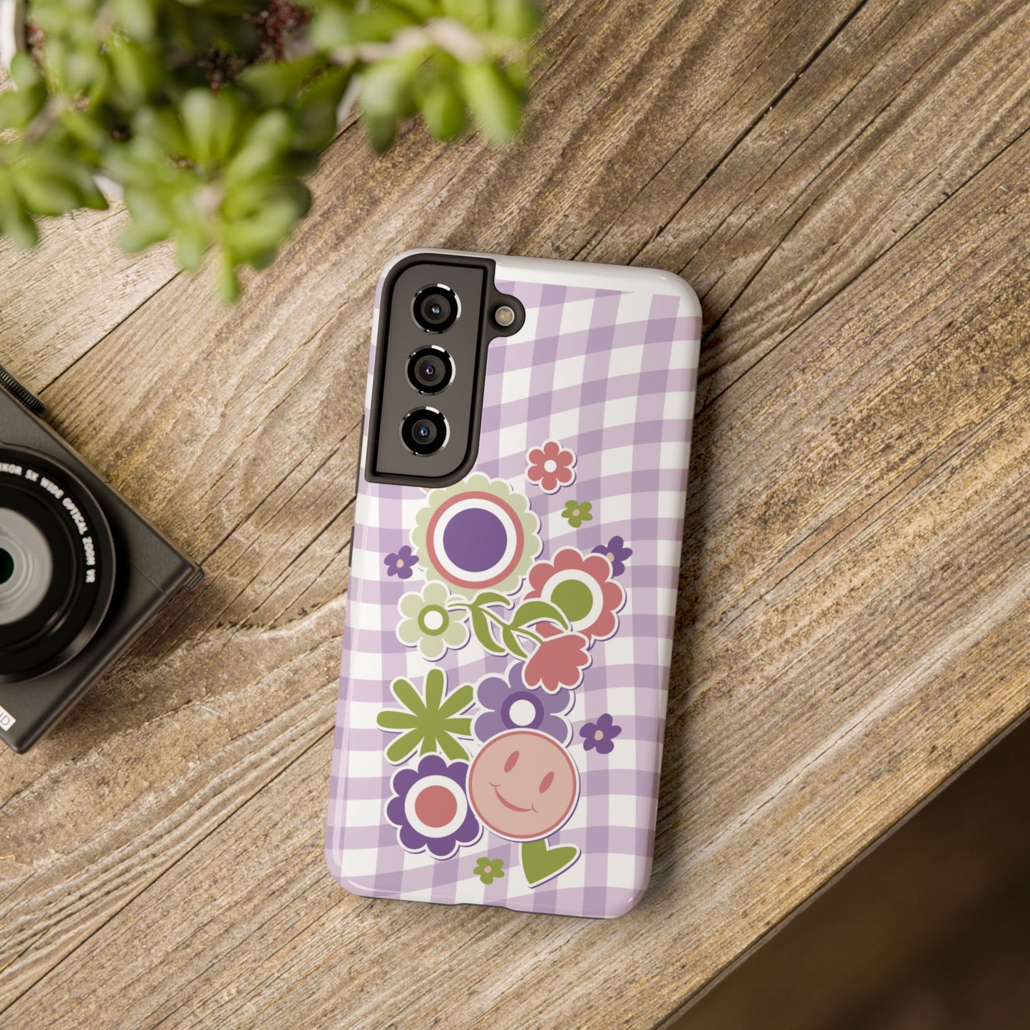 Phone Case, Floral Design, Protective Case, Cover, Strong, Durable, Custom Shell