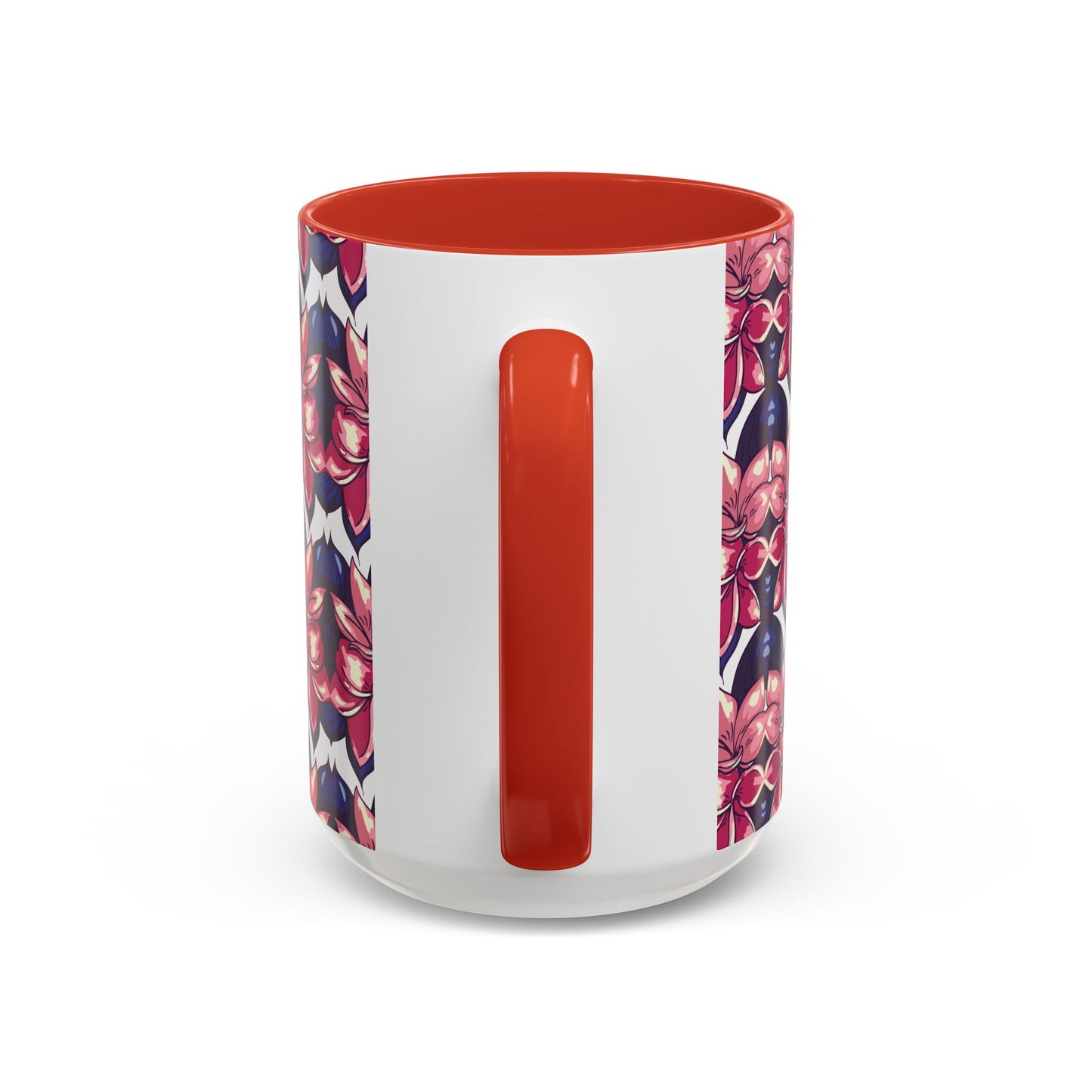 Floral Accent Coffee Mug