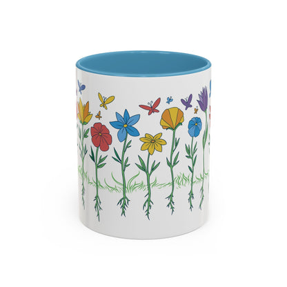 Roses Coffee Mug, Vintage Floral Tea Cup, Gift for Mom, Mother's Day Present, Botanical Kitchen Decor
