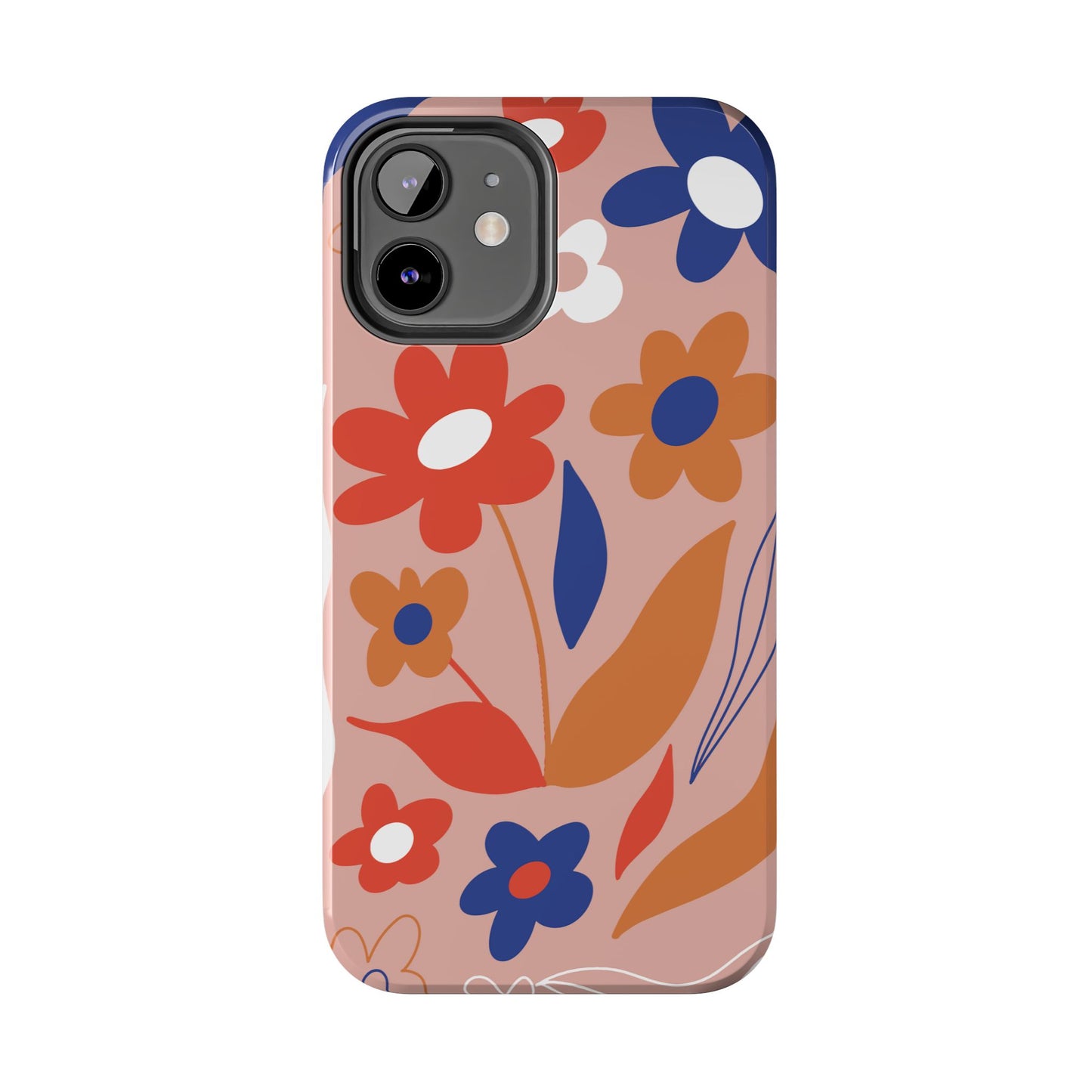 Phone Case, Floral Design, Protective Case, Cover, Strong, Durable, Custom Shell