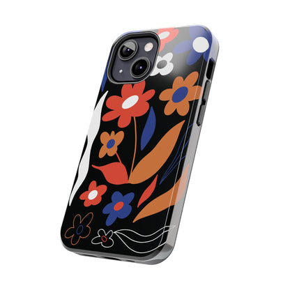 Phone Case, Floral Design, Protective Case, Cover, Strong, Durable, Custom Shell