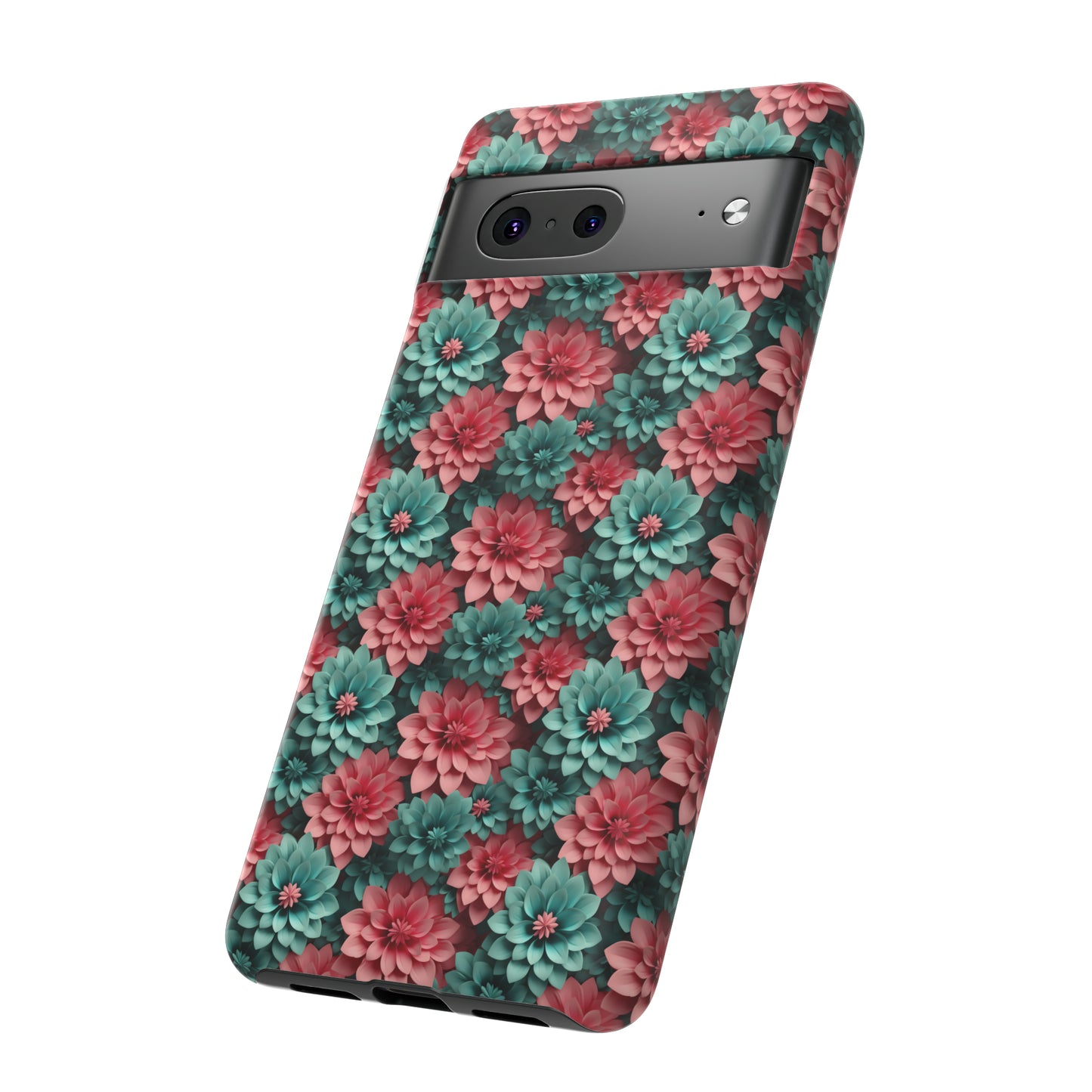 3D Flowers Tough Cases