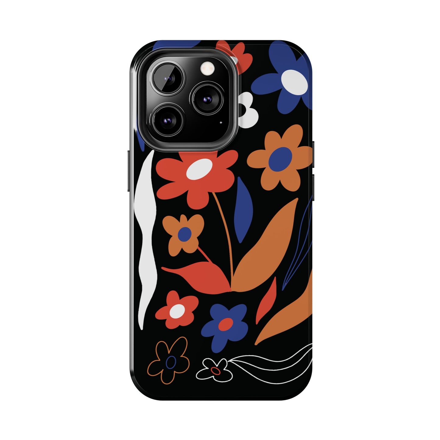 Phone Case, Floral Design, Protective Case, Cover, Strong, Durable, Custom Shell