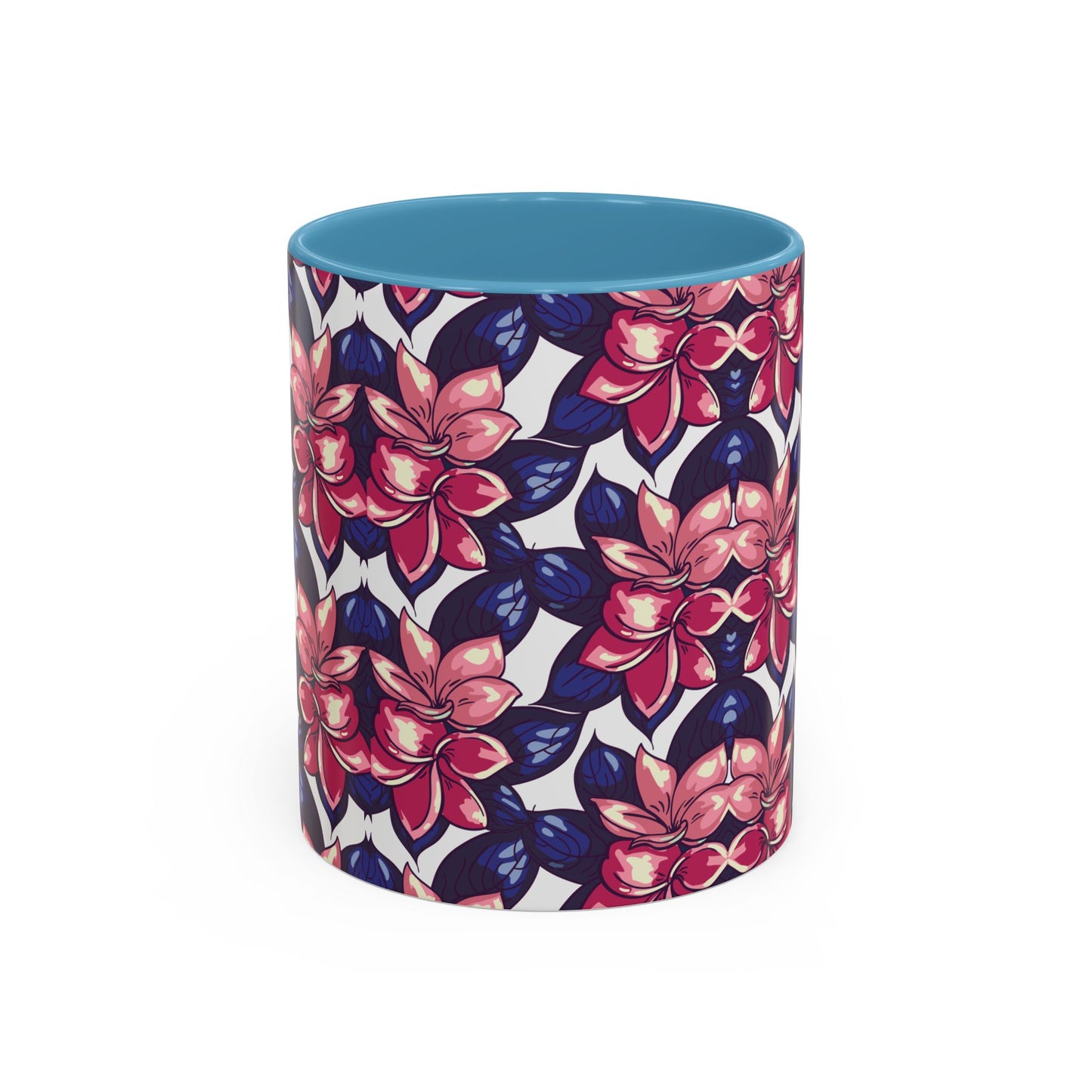 Floral Accent Coffee Mug