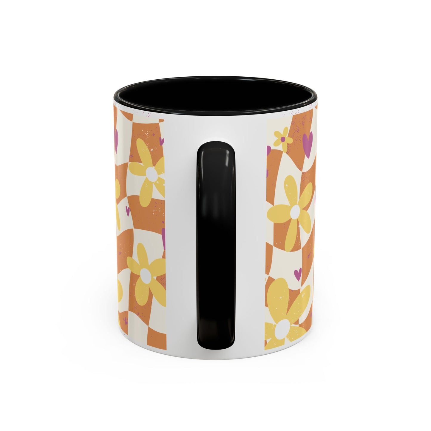 Floral Accent Coffee Mug