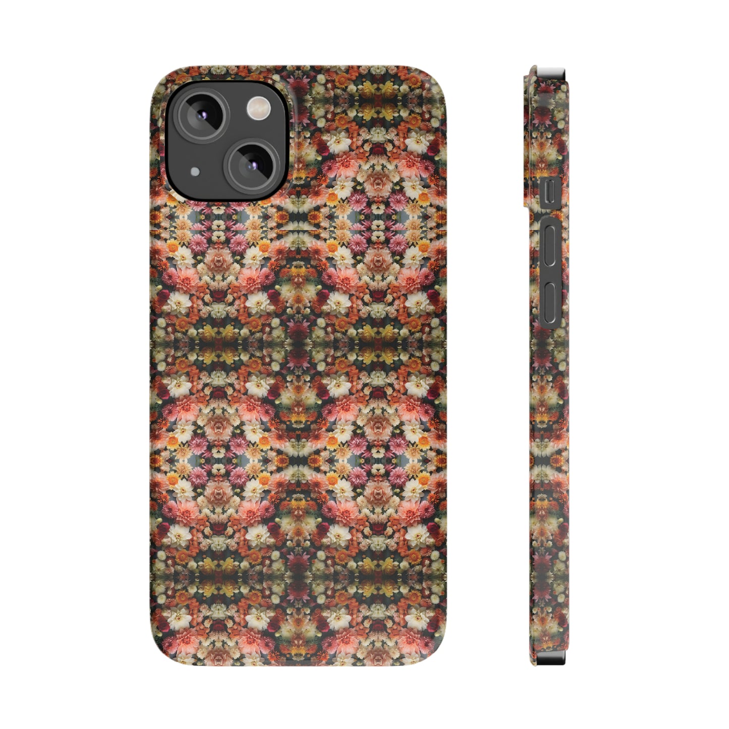 3D Flowers Pattern Slim Phone Cases