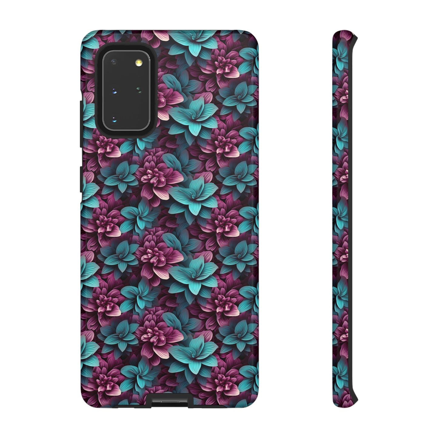 3D Flowers Tough Cases