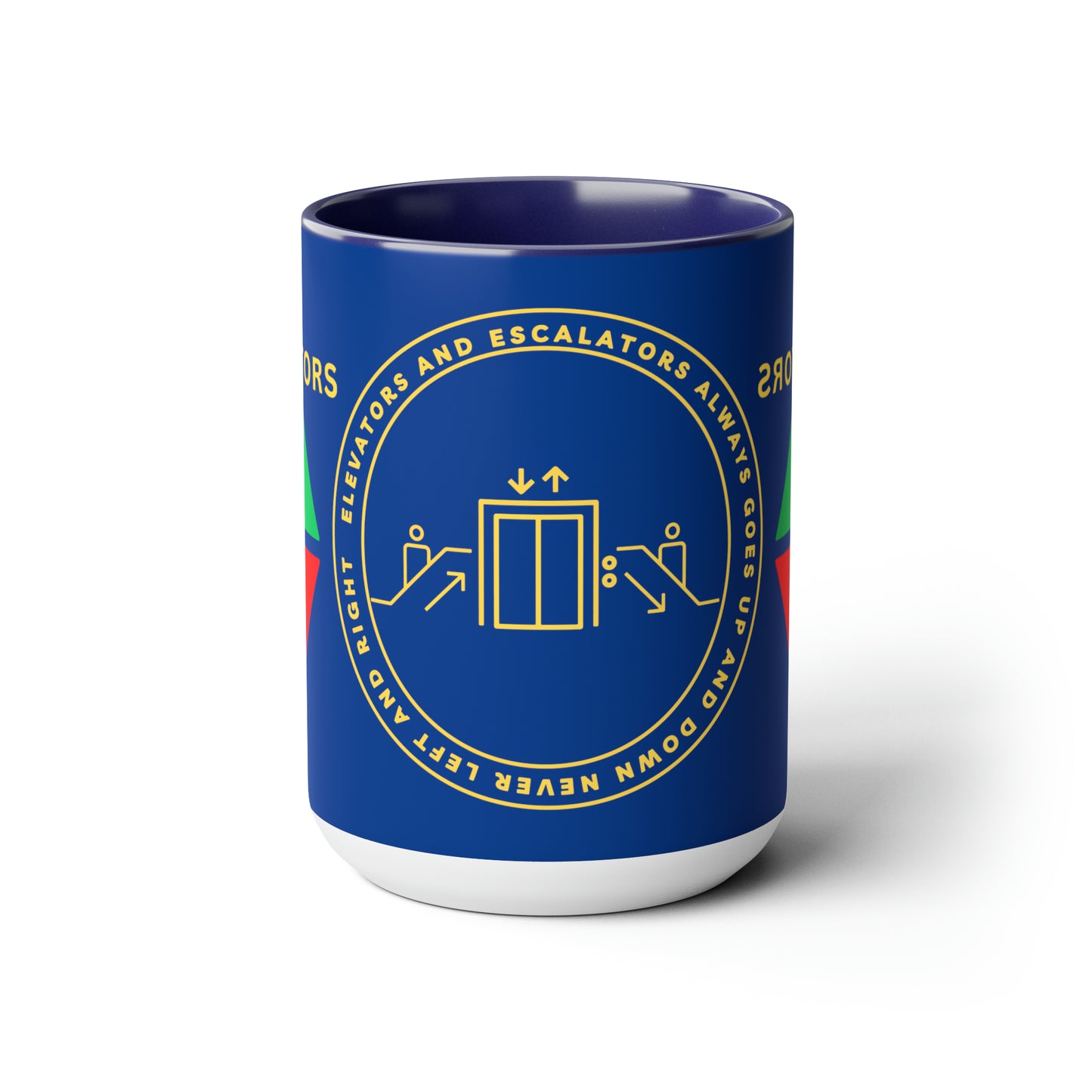 ELevators and Escalators Coffee Mugs, 15oz