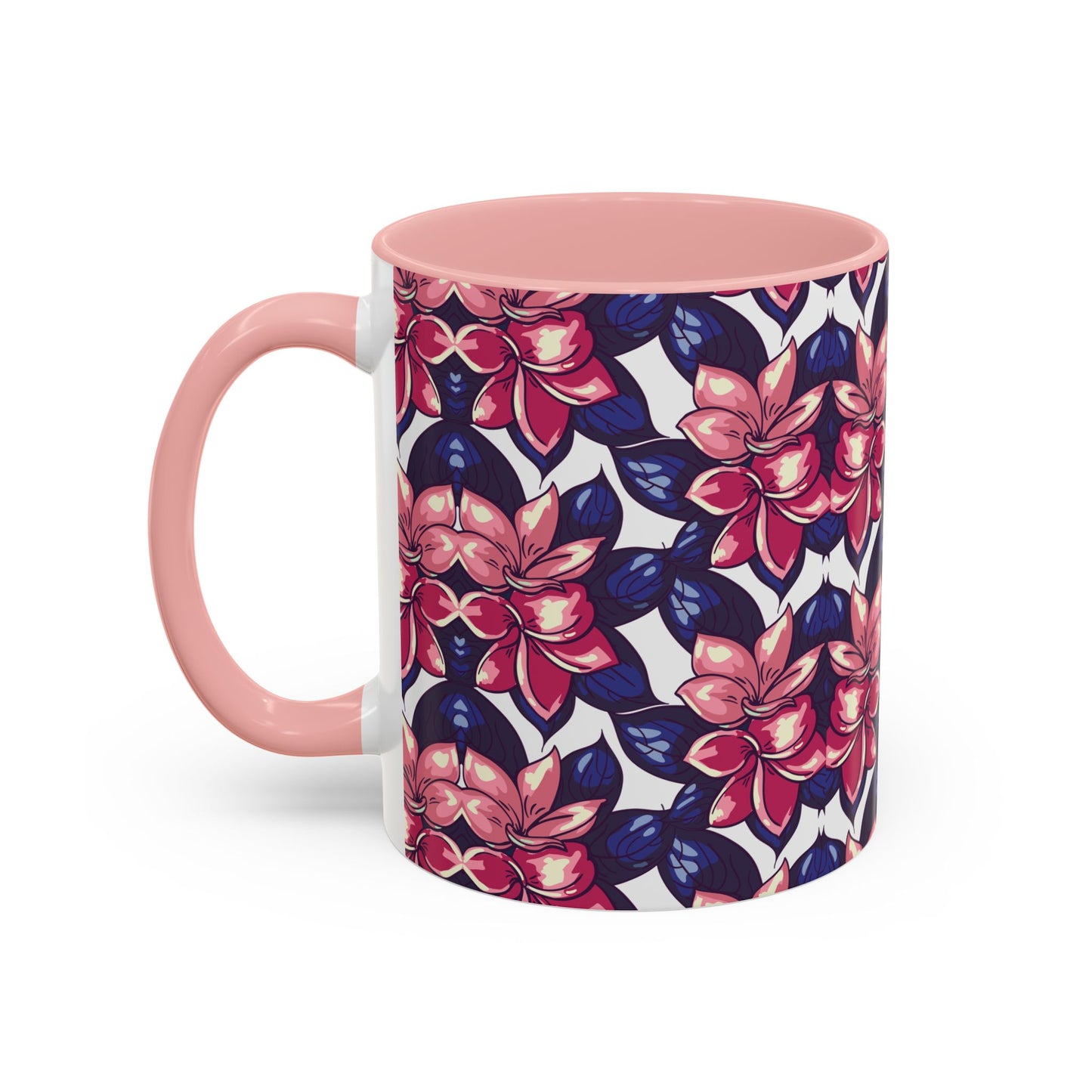 Floral Accent Coffee Mug