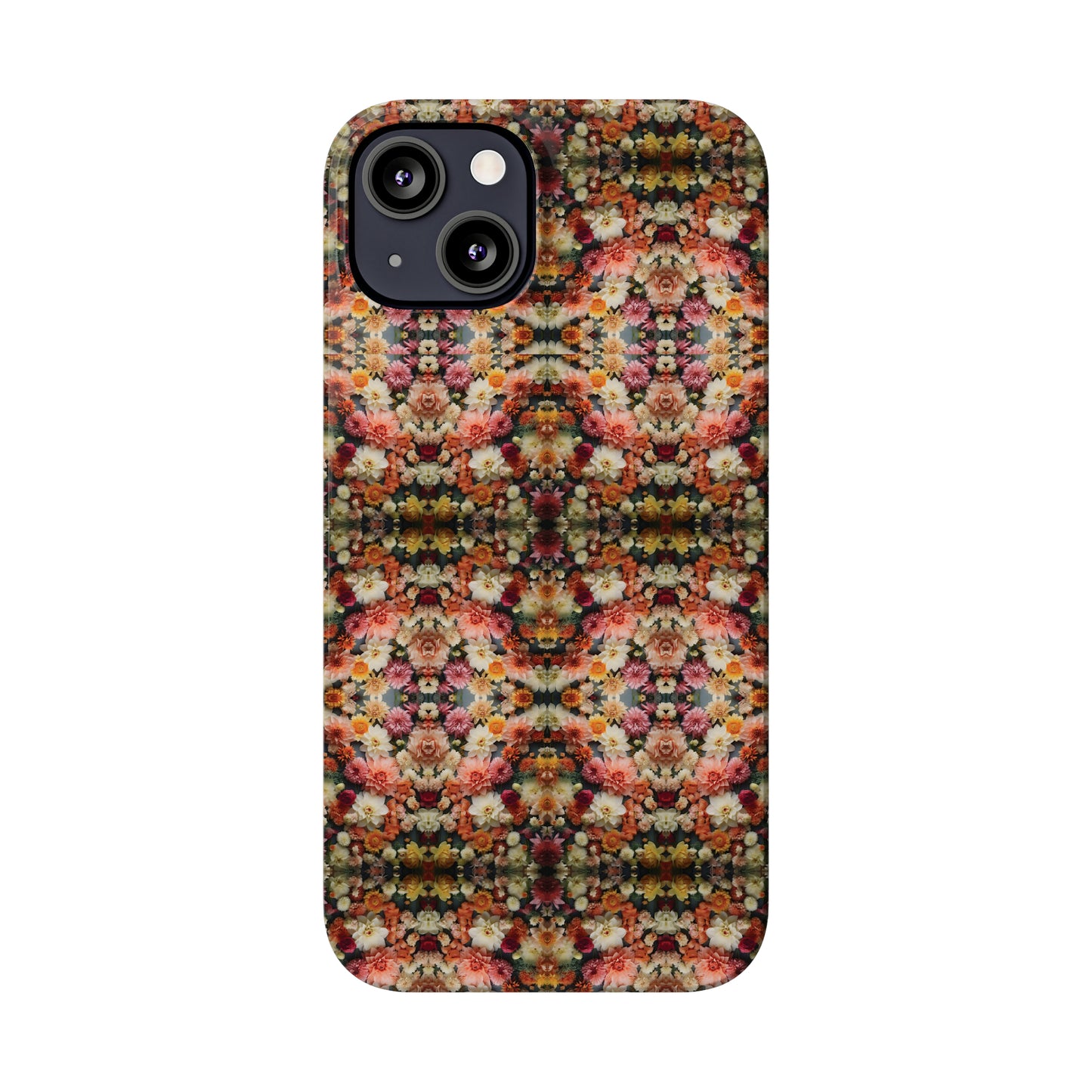 3D Flowers Pattern Slim Phone Cases