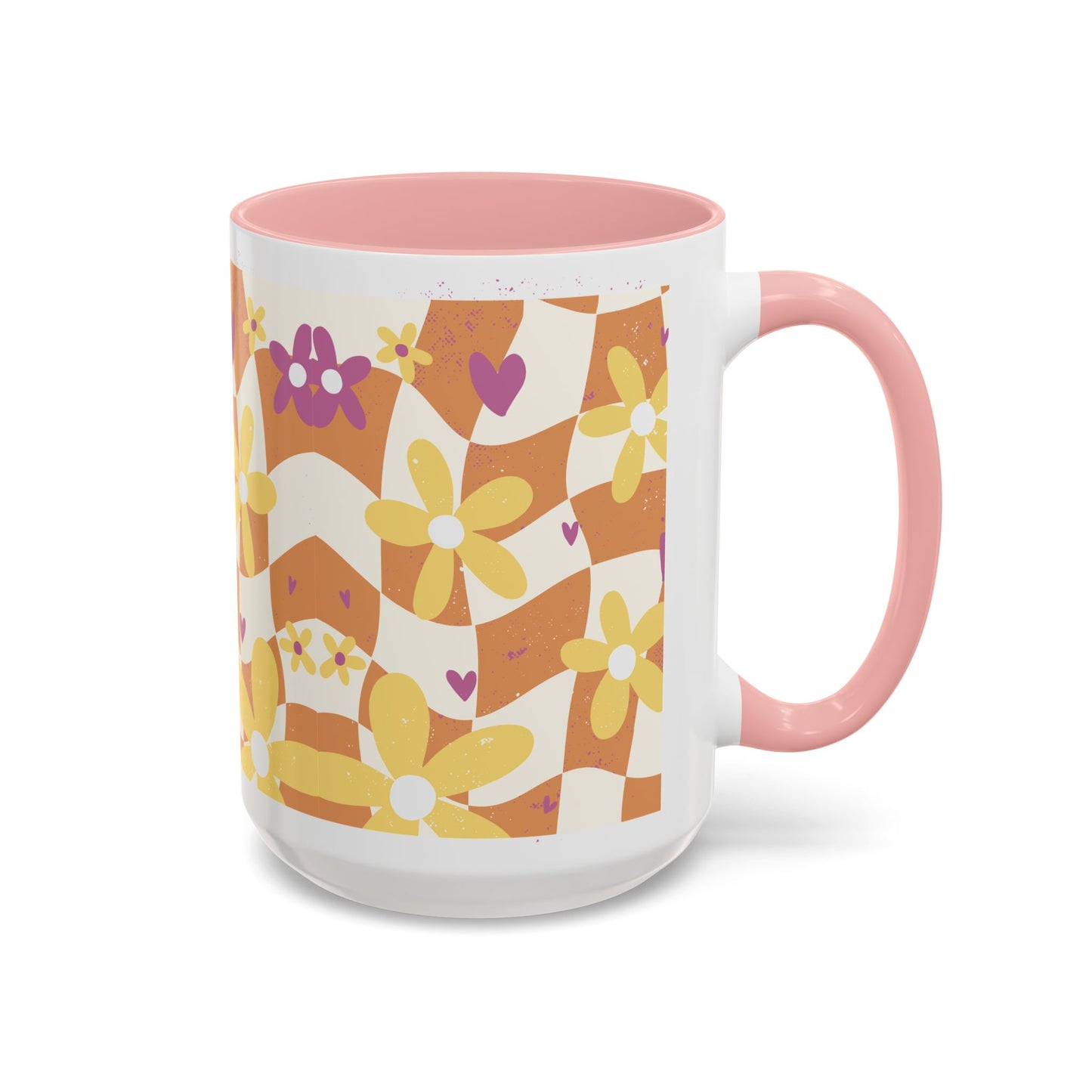 Floral Accent Coffee Mug