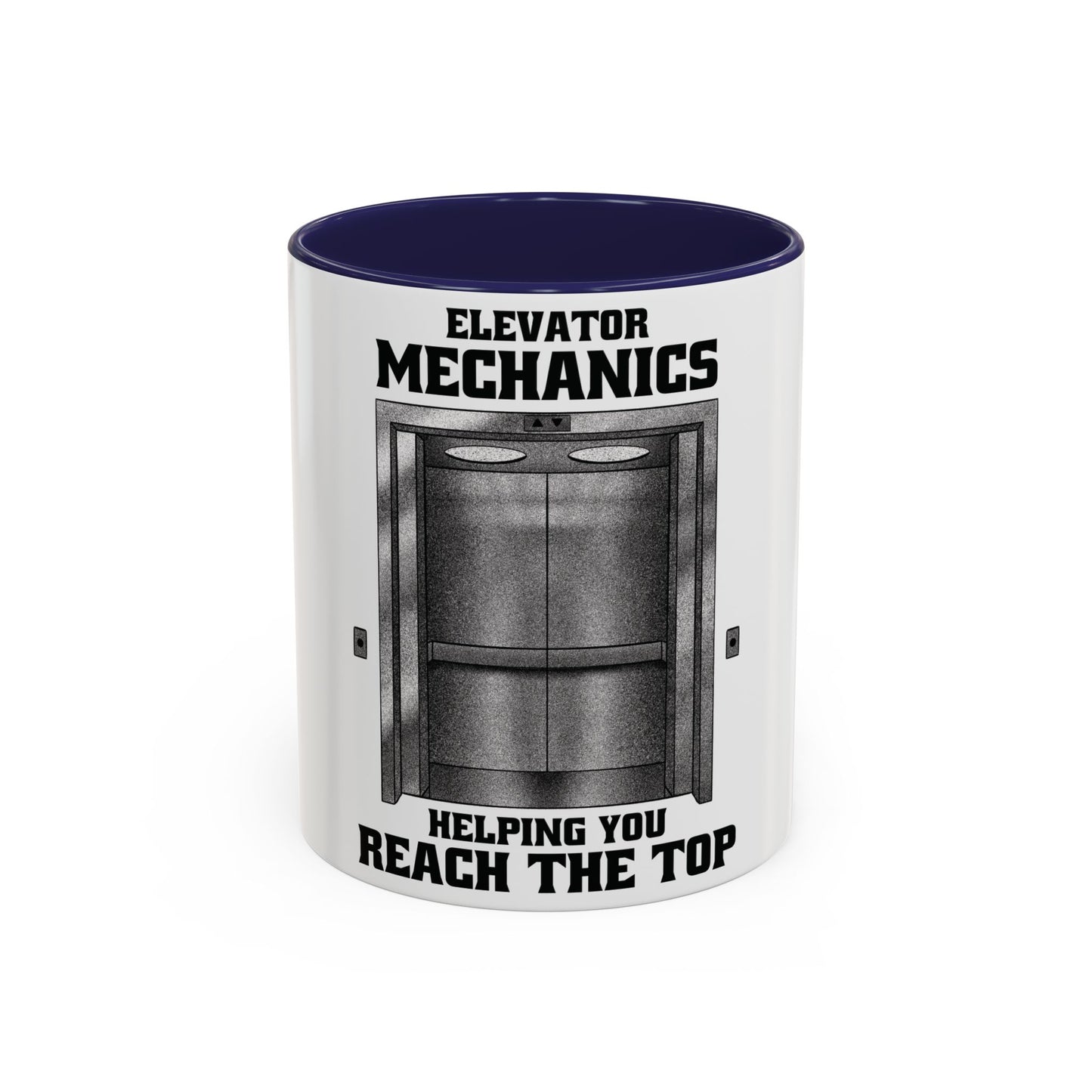 Elevator Mechanic Accent Coffee Mug