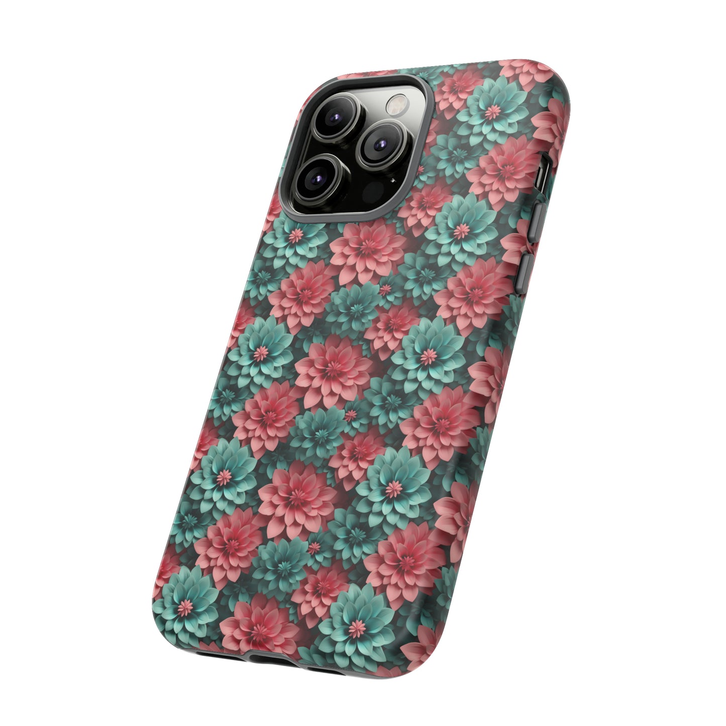 3D Flowers Tough Cases